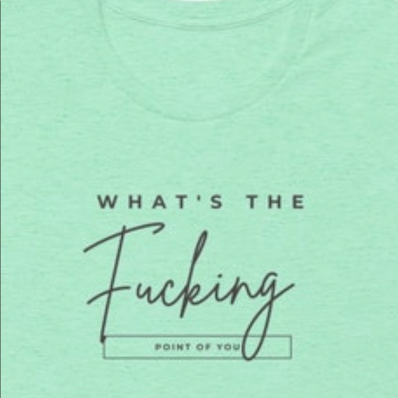 Bella-Canvas “What's the point of you” Unisex Tshirt - Picture 2 of 4